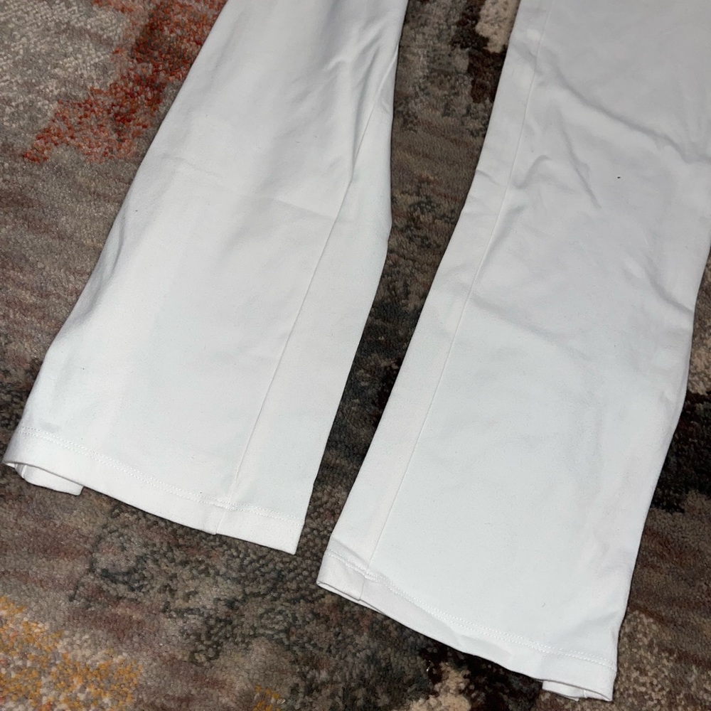 Women with Control Tall Convertible Pants Zipper White - Picture 7 of 10
